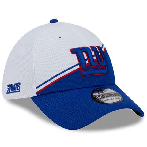 Men's New Era  White/Royal New York Giants 2023 Sideline 39THIRTY Flex Hat