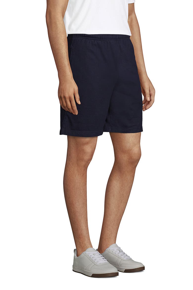 Jersey Knit Short, Alternate, color, Radiant Navy