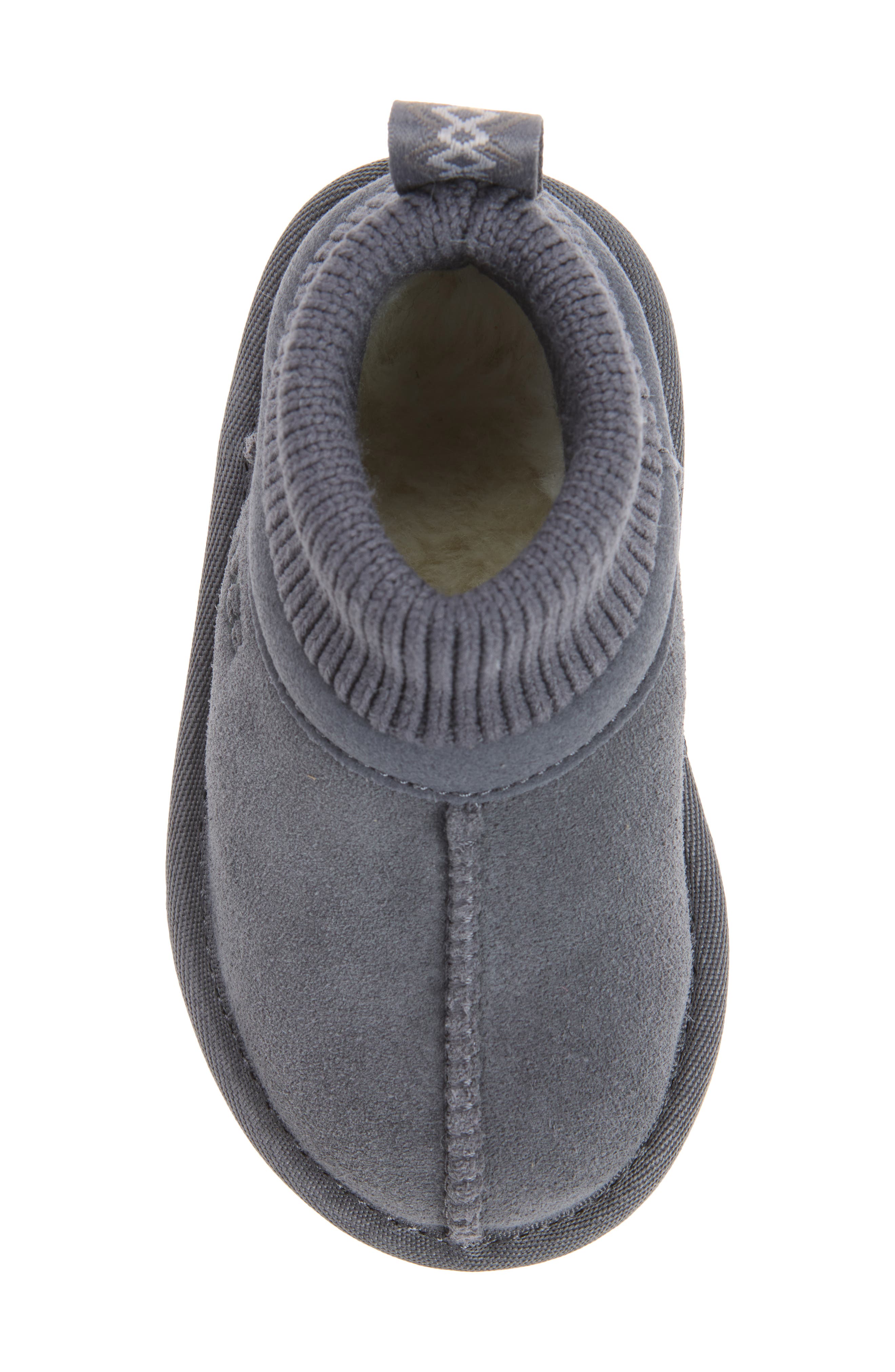 Kids' Classic Ultra Stretch Cuff Bootie, Alternate, color, OBSIDIAN