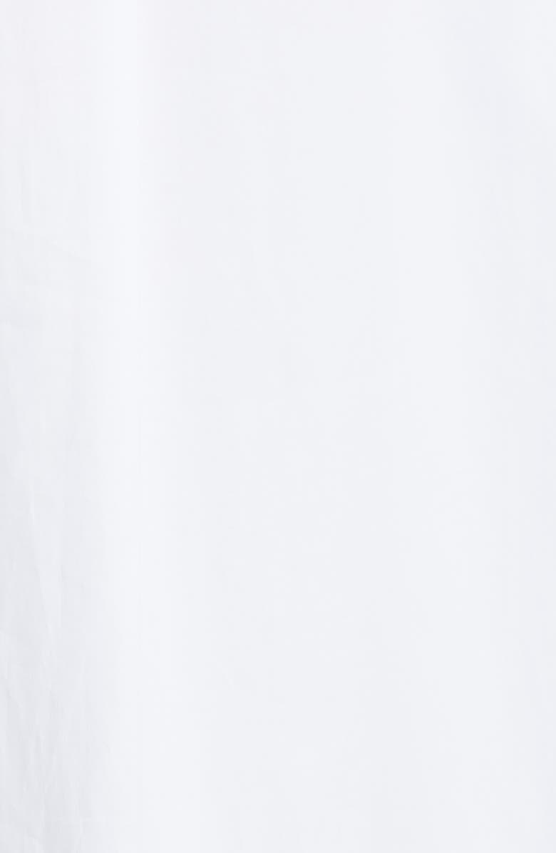 Tibi Front Zip Tech Poplin Shirt, Alternate, color,