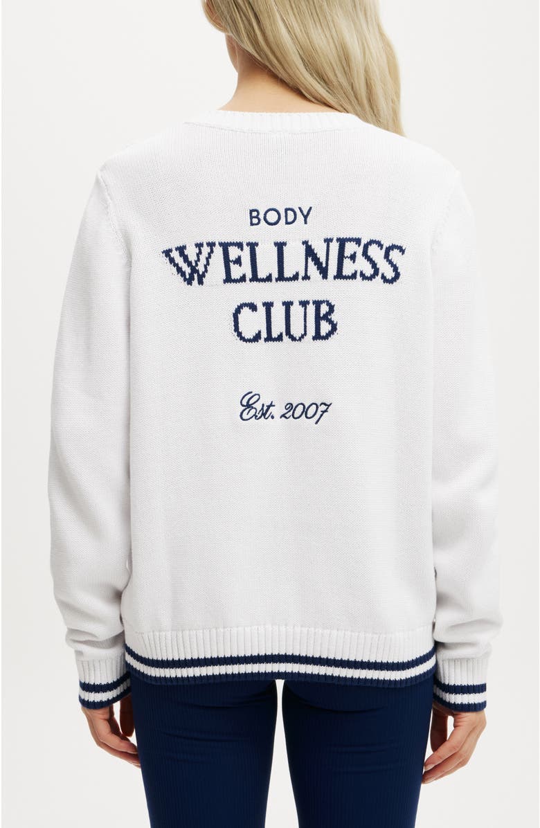 COTTON ON BODY Women's Active Knitted Graphic Crew, Alternate, color, 