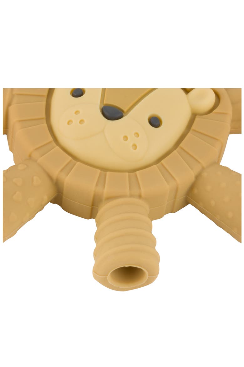 Kids' Molar Teether Lion, Alternate, color, YELLOW