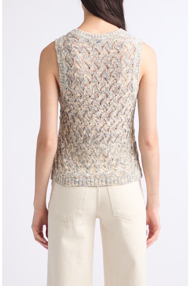 Jerrel Semisheer Cotton Blend Tank, Alternate, color, DOVE MULTI