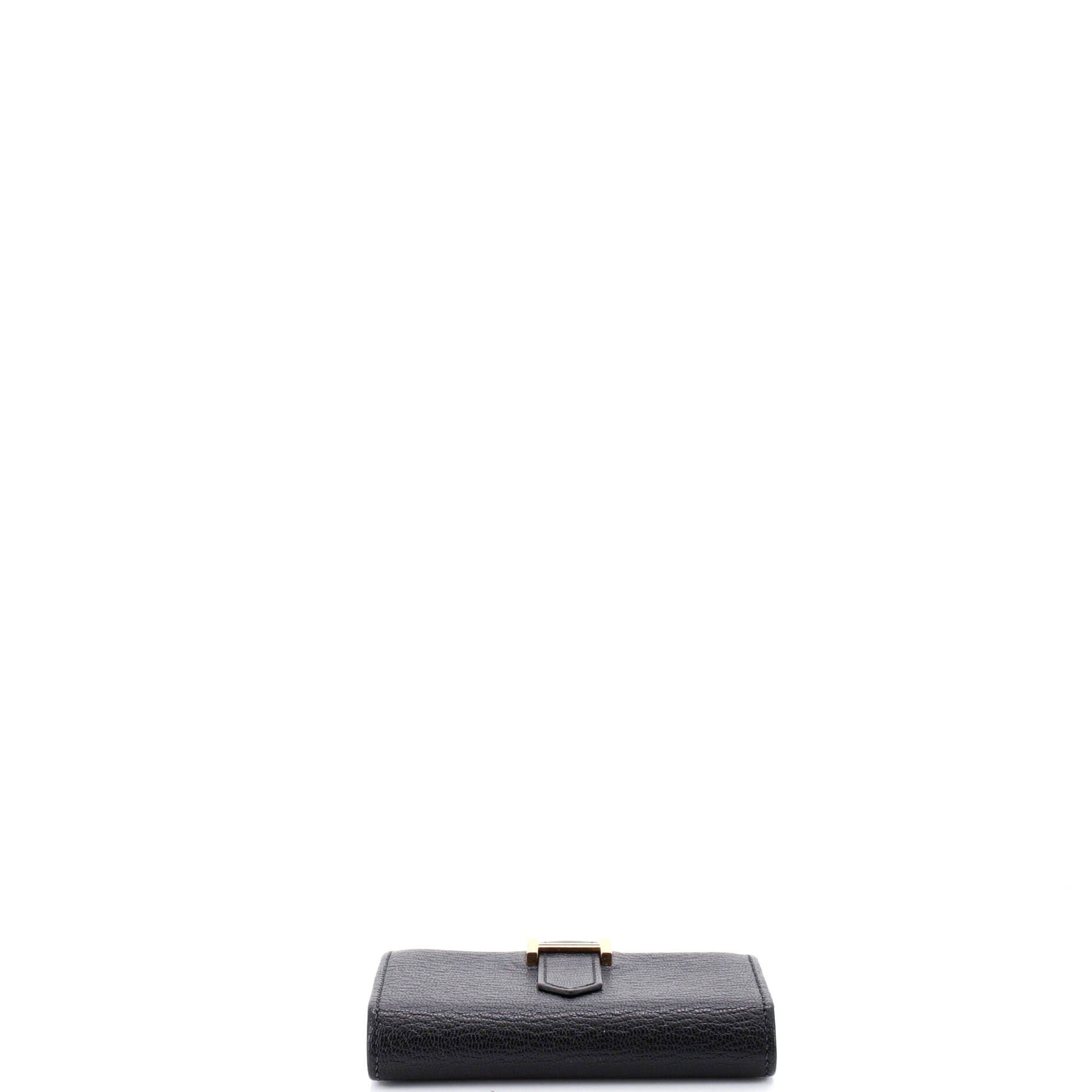 Pre-Owned Hermes Bearn Card Case Chevre Mysore, Alternate, color, 
