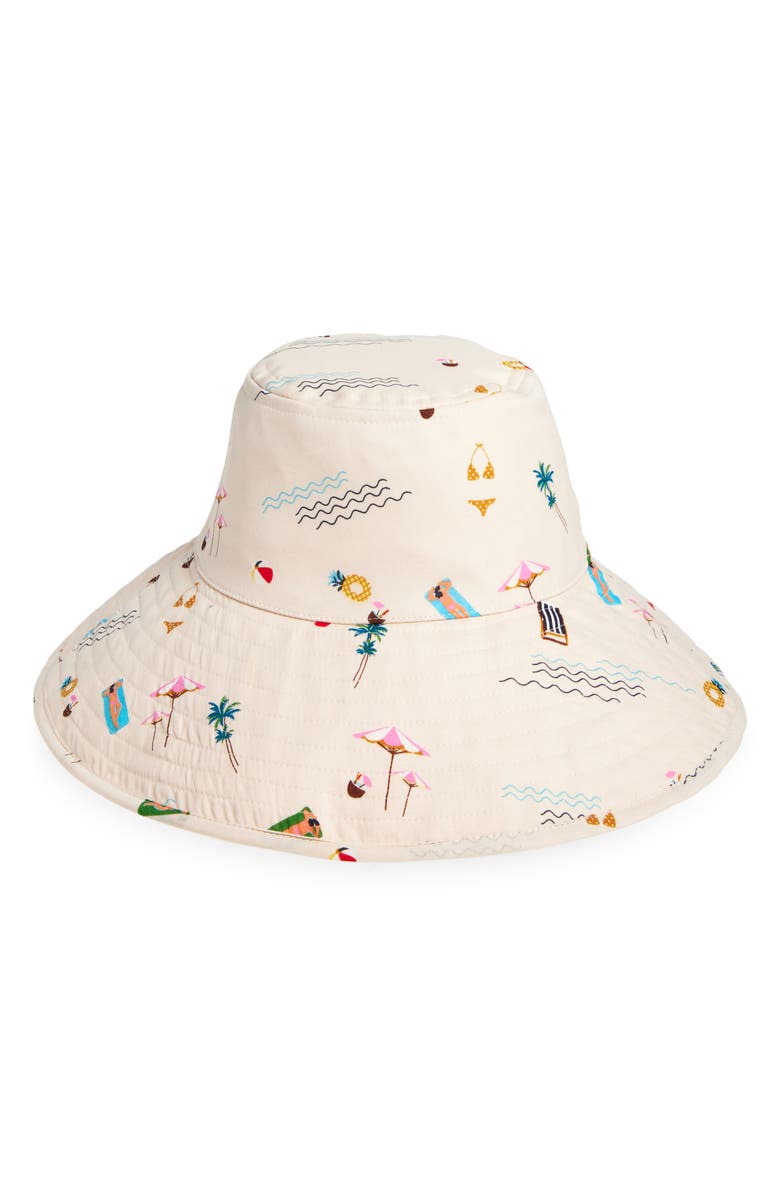 Sunshine Tienda Sandbar Bucket Hat, Main, color,