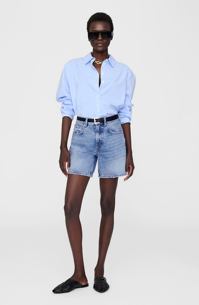 ANINE BING Eve Flats, Alternate, color, Black