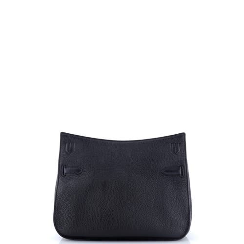 Pre-owned Hermes Hermes Jypsiere Bag Clemence 28 In Black