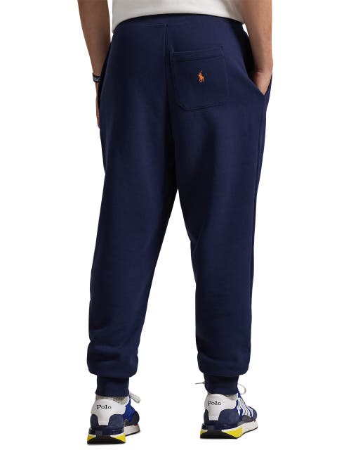 Polo Ralph Lauren Big & Tall Fleece Logo Joggers In Cruise Navy