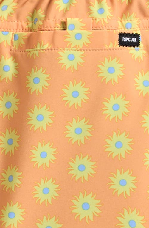 Shop Rip Curl Kids' Fun Times Water Repellent Volley Swim Trunks