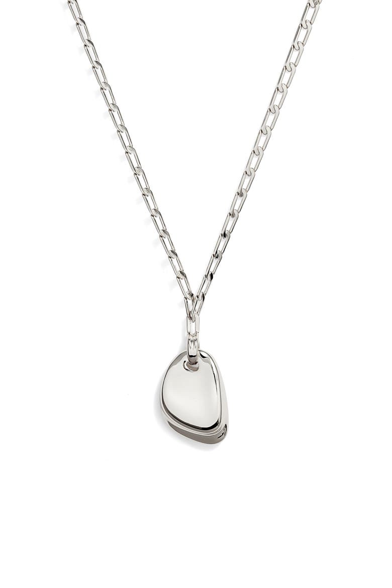 Willa Pendant Necklace, Main, color, HIGH POLISH SILVER