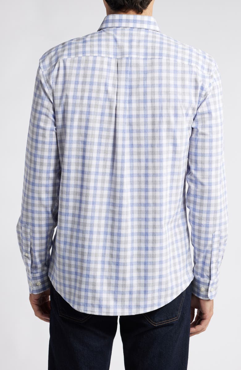 johnnie-O McArthur Check Performance Button-Down Shirt, Alternate, color, 