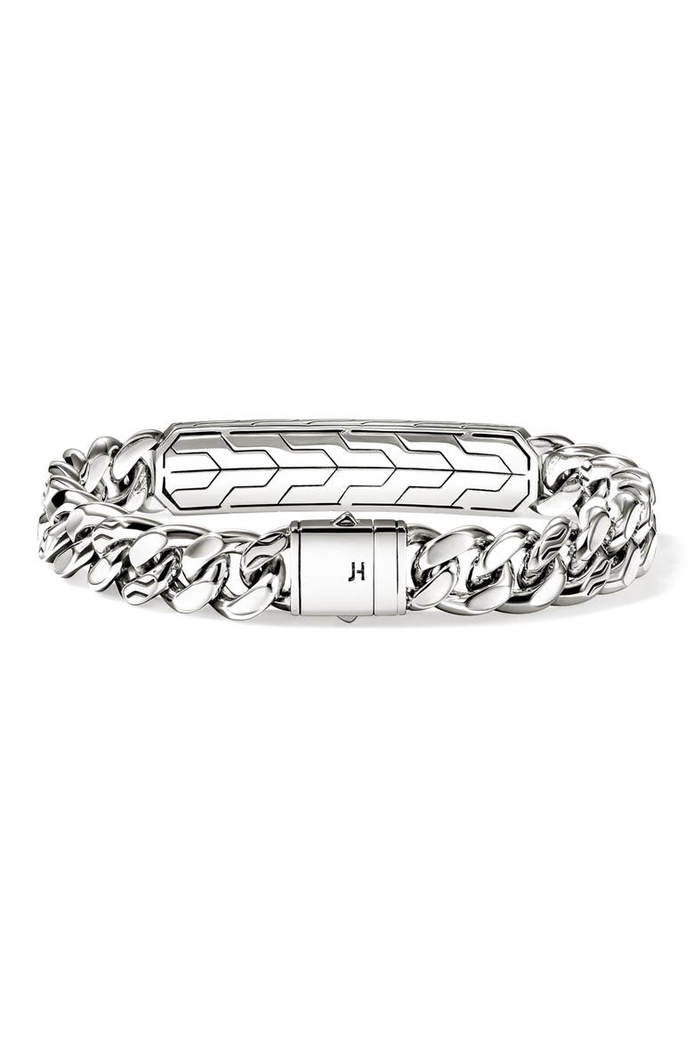 Legends ID Bracelet, 14K Gold, Sterling Silver, 11mm, Alternate, color, SILVER AND GOLD
