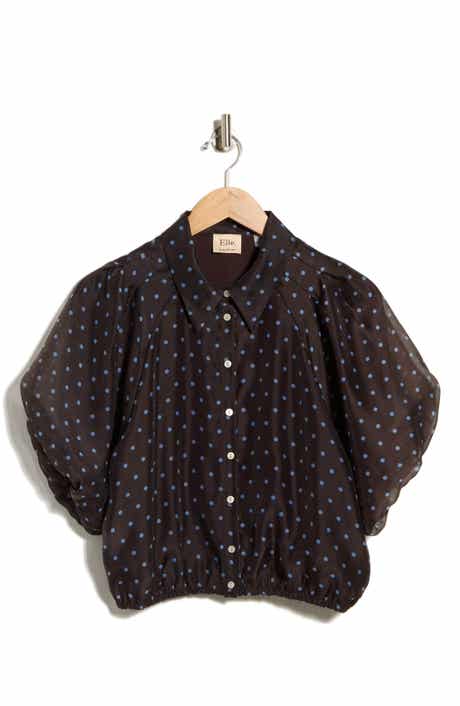 Bubble Sleeve Top
