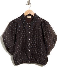 ELIE ELIE TAHARI Bubble Sleeve Top