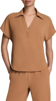 SPANX® Oversize Short Sleeve Collared Shirt