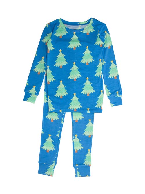 Rufflebutts Gender Inclusive Softsnooze Long Sleeve Pajama Set In Multi