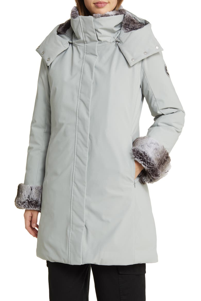 Save The Duck Samantha Hooded Parka with Faux Fur Lining (Women