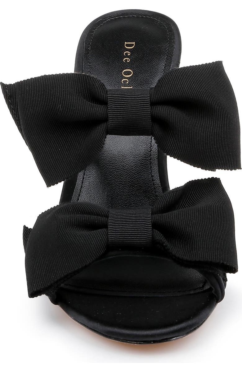 Dee Ocleppo Burgundy Double Bow Slide Sandal, Alternate, color,