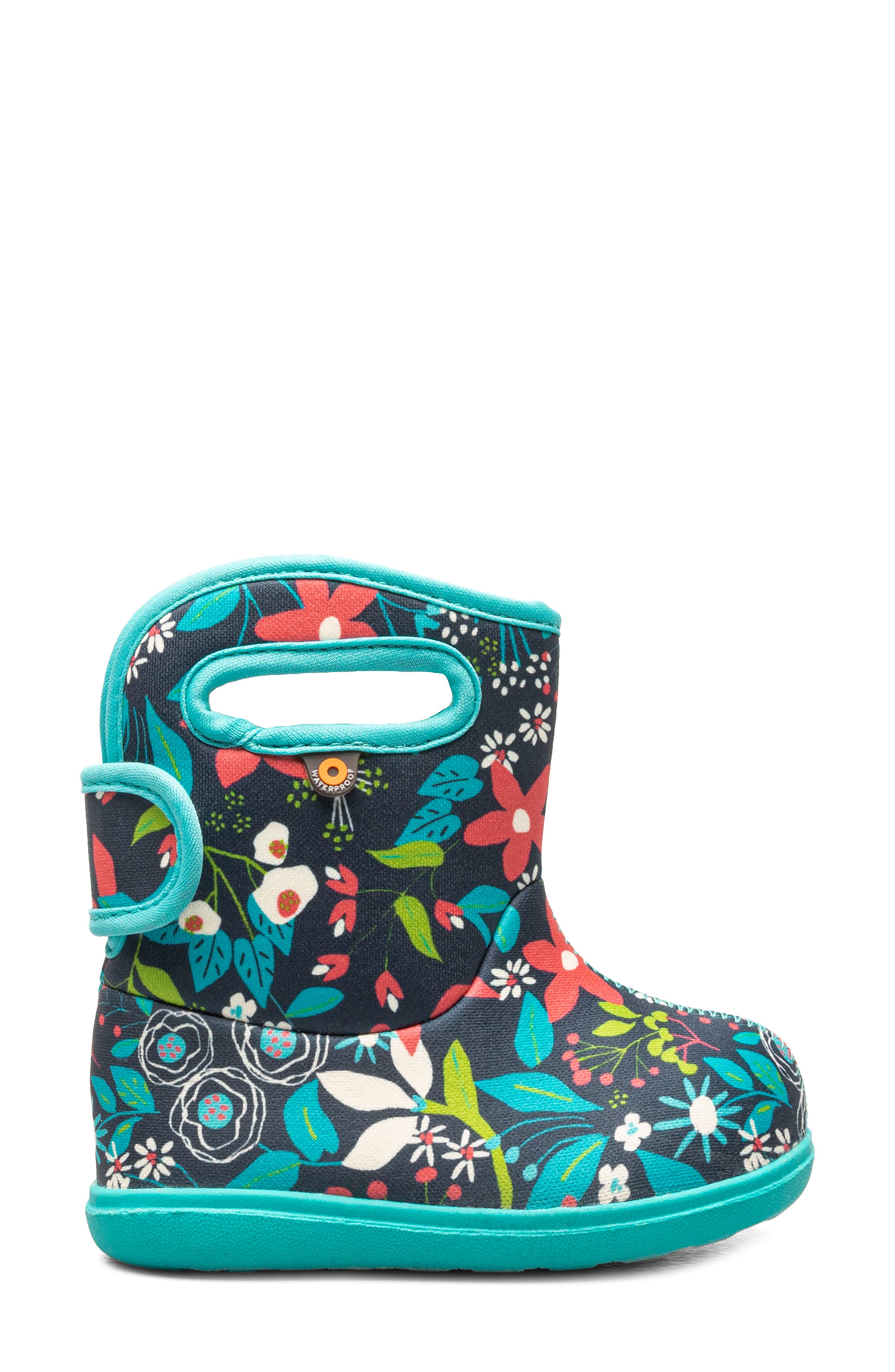 Bogs Baby Bogs II Cartoon Flower Insulated Waterproof Boot, Alternate, color, 