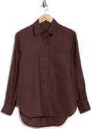 rag & bone Max Long Sleeve Linen Button-Up Shirt