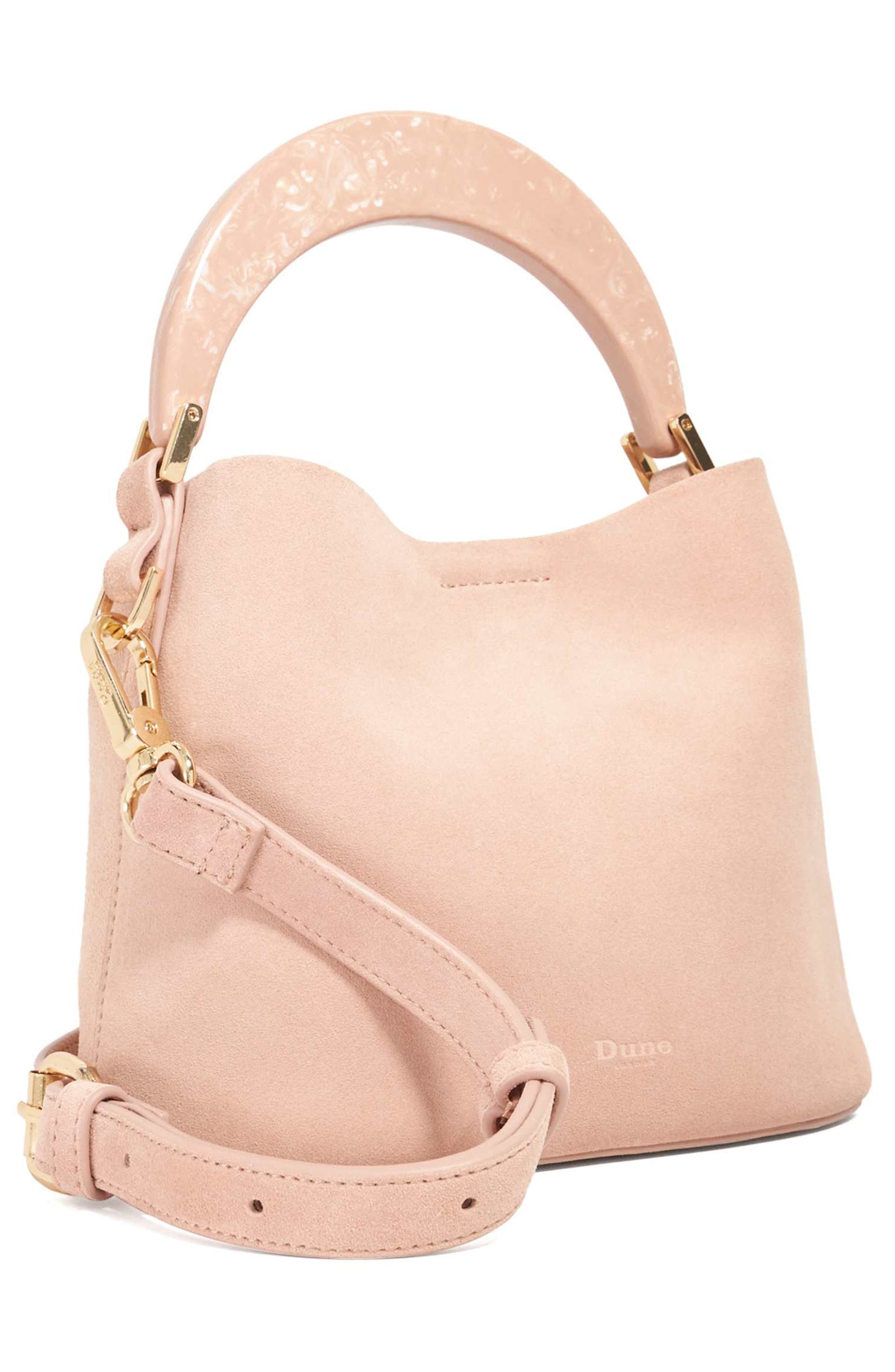 Dune London Dharla Convertible Crossbody Bag, Alternate, color, Mink