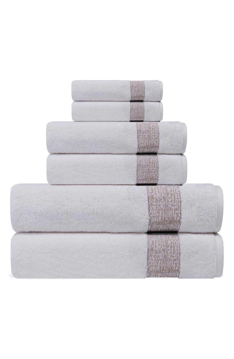DePera Pera 6-Piece Turkish Cotton Bath Towel Set, Main, color, 