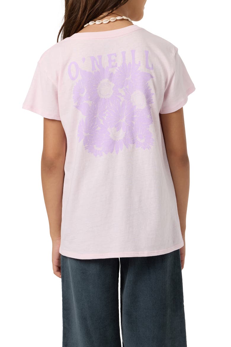 Kids' Heritage Daisy Oversize Graphic T-Shirt, Alternate, color, PINK