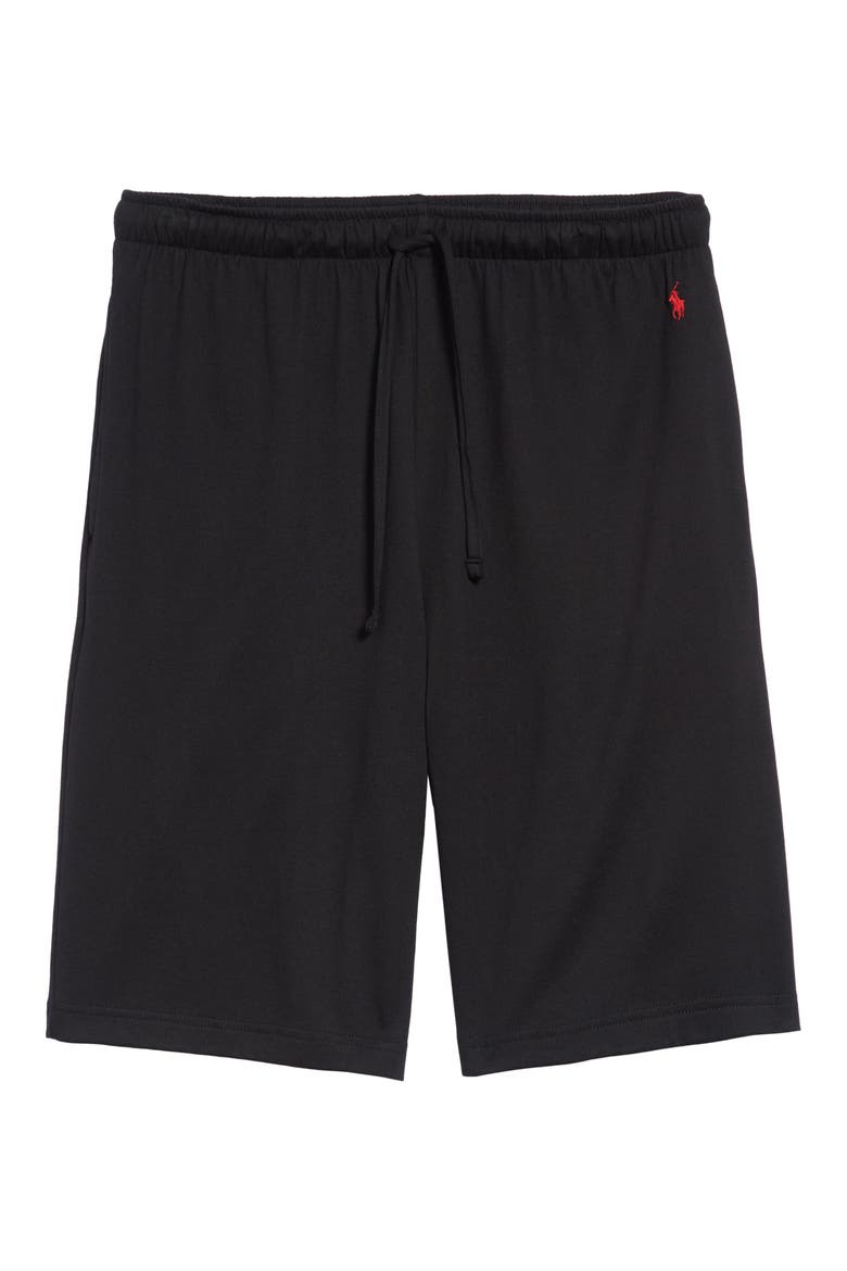 Sleep Shorts, Alternate, color, POLO BLACK