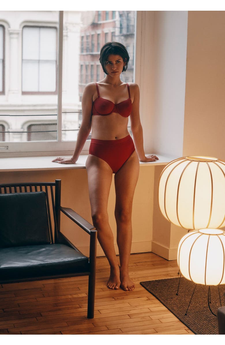 CUUP The Highwaist, Alternate, color, Scarlet