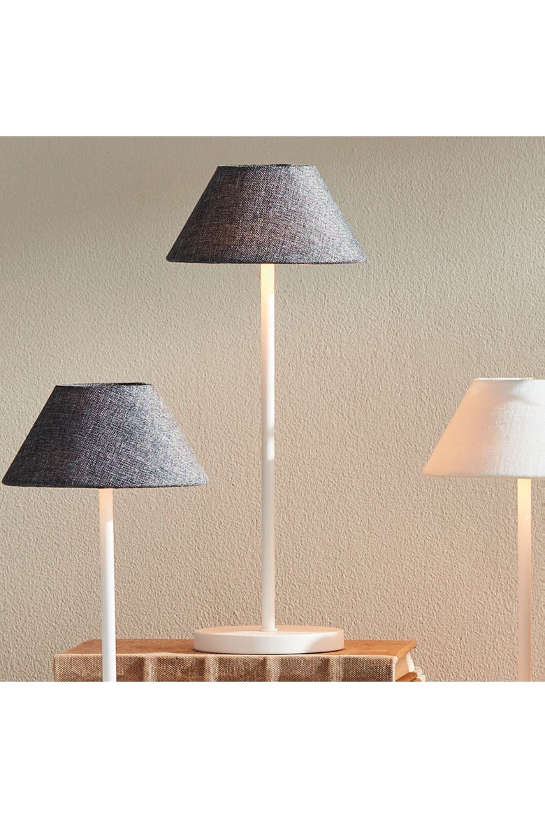 10" Alluna Cordless Lamp, Alternate, color, White/Black
