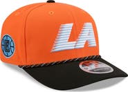 New Era Men's New Era Orange/Black LA Clippers 2025/26 City Edition 9SEVENTY Adjustable Hat