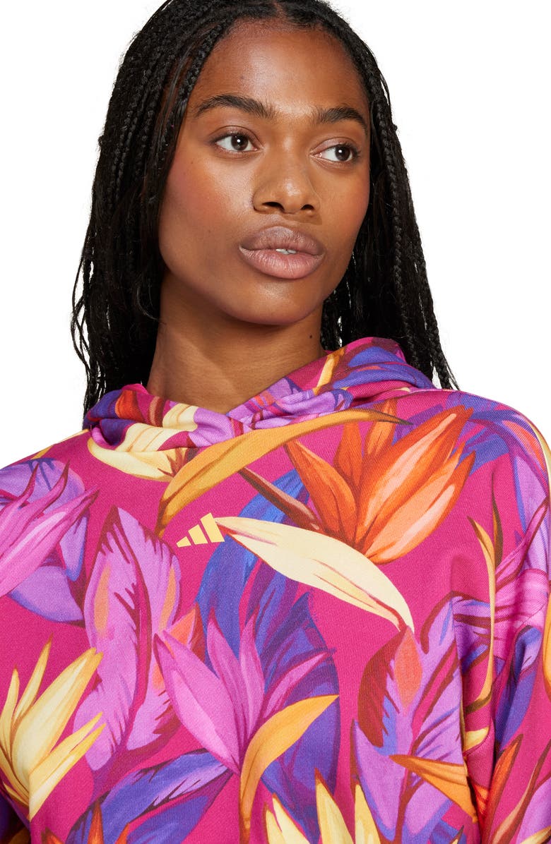 ADIDAS X FARM RIO x FARM Rio Cotton Graphic Hoodie, Alternate, color, 