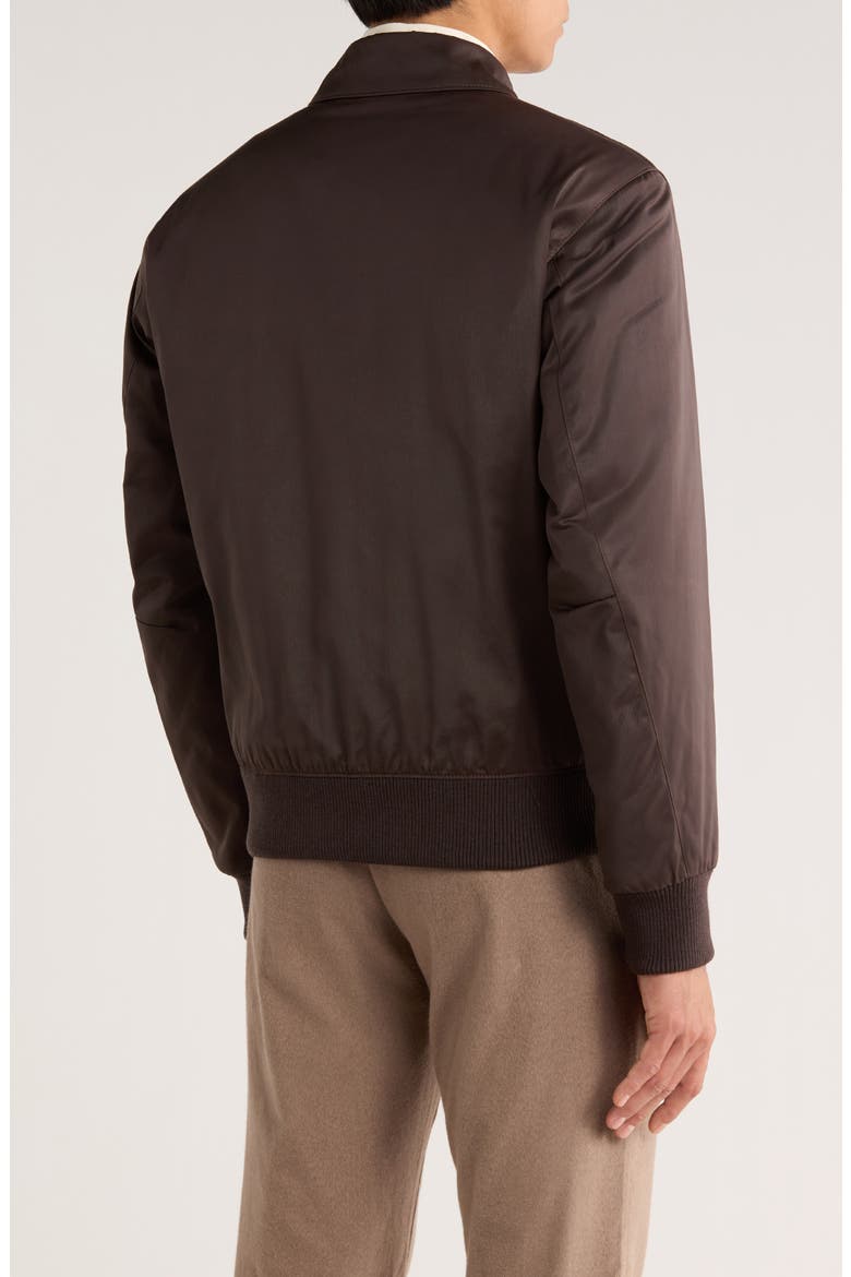 x David Beckham Cinsun Bomber Jacket, Alternate, color, OPEN BROWN