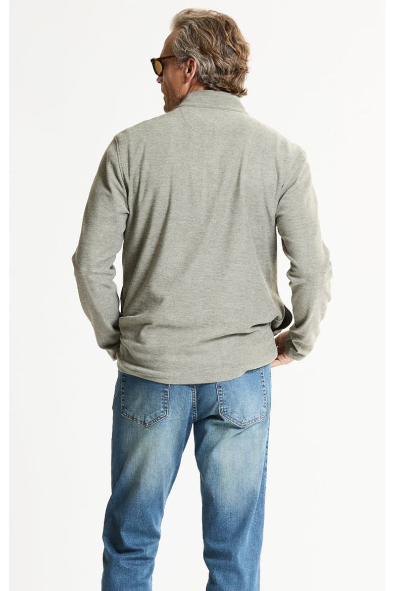 Ultra Soft Heather Pullover Quarter Zip, Alternate, color, OLIVE