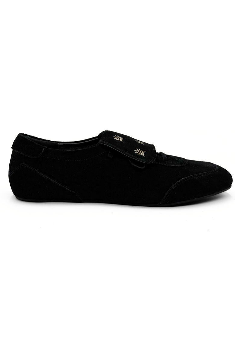 Amie Rafa Chelley Suede Sneakers, Main, color, Black