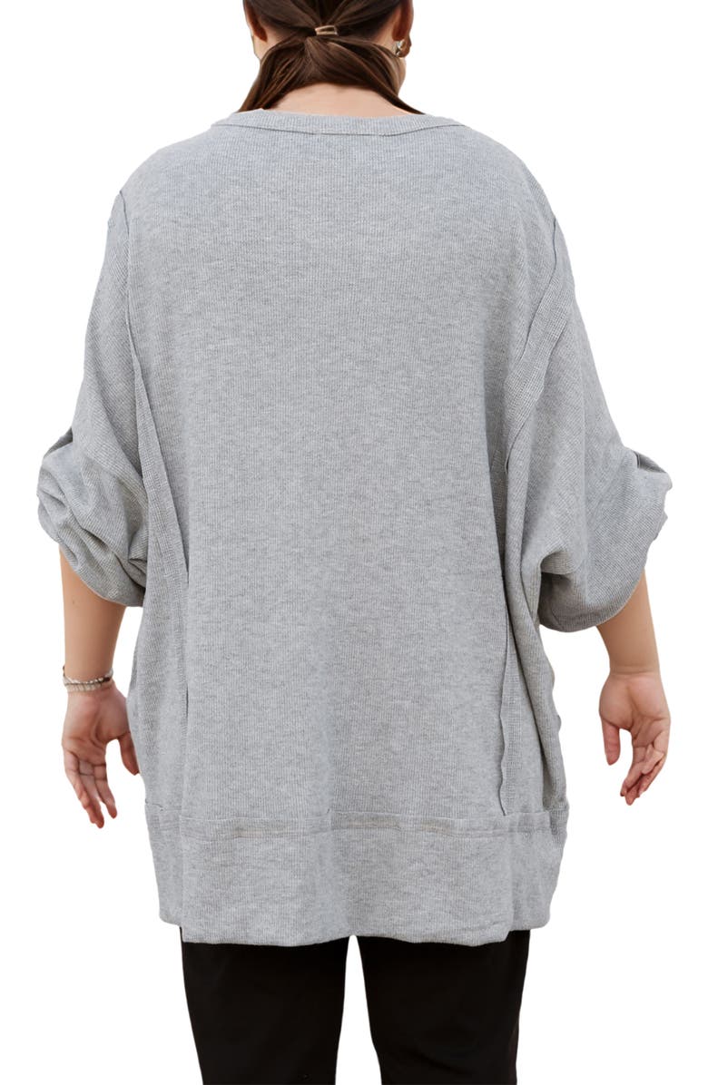 Standards & Practices Full Sleeve Relaxed Top, Alternate, color, Heather Grey