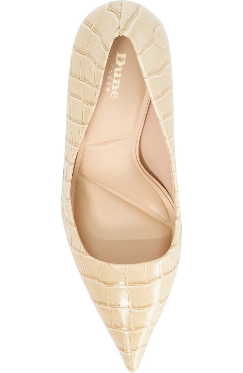 Dune London Assured Pointed Toe Pump, Alternate, color, Camel