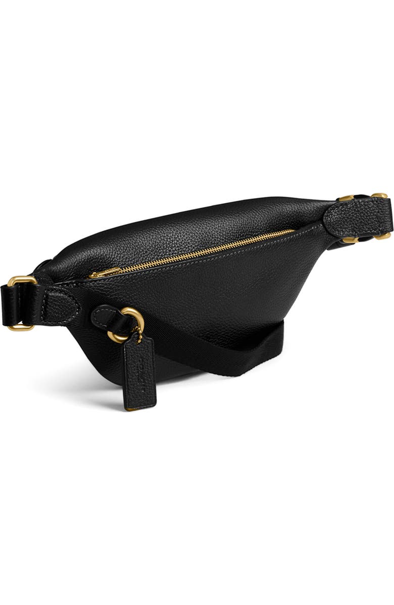 COACH Essential Leather Belt Bag, Alternate, color,
