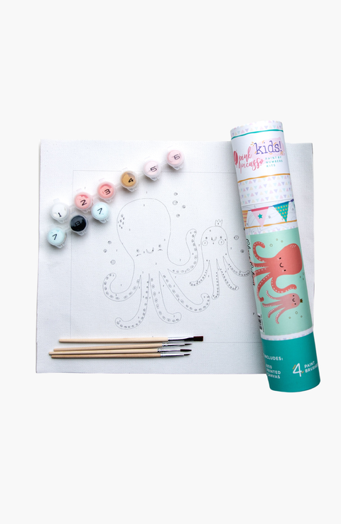 Olivia Octopus Paint-by-Numbers Kit