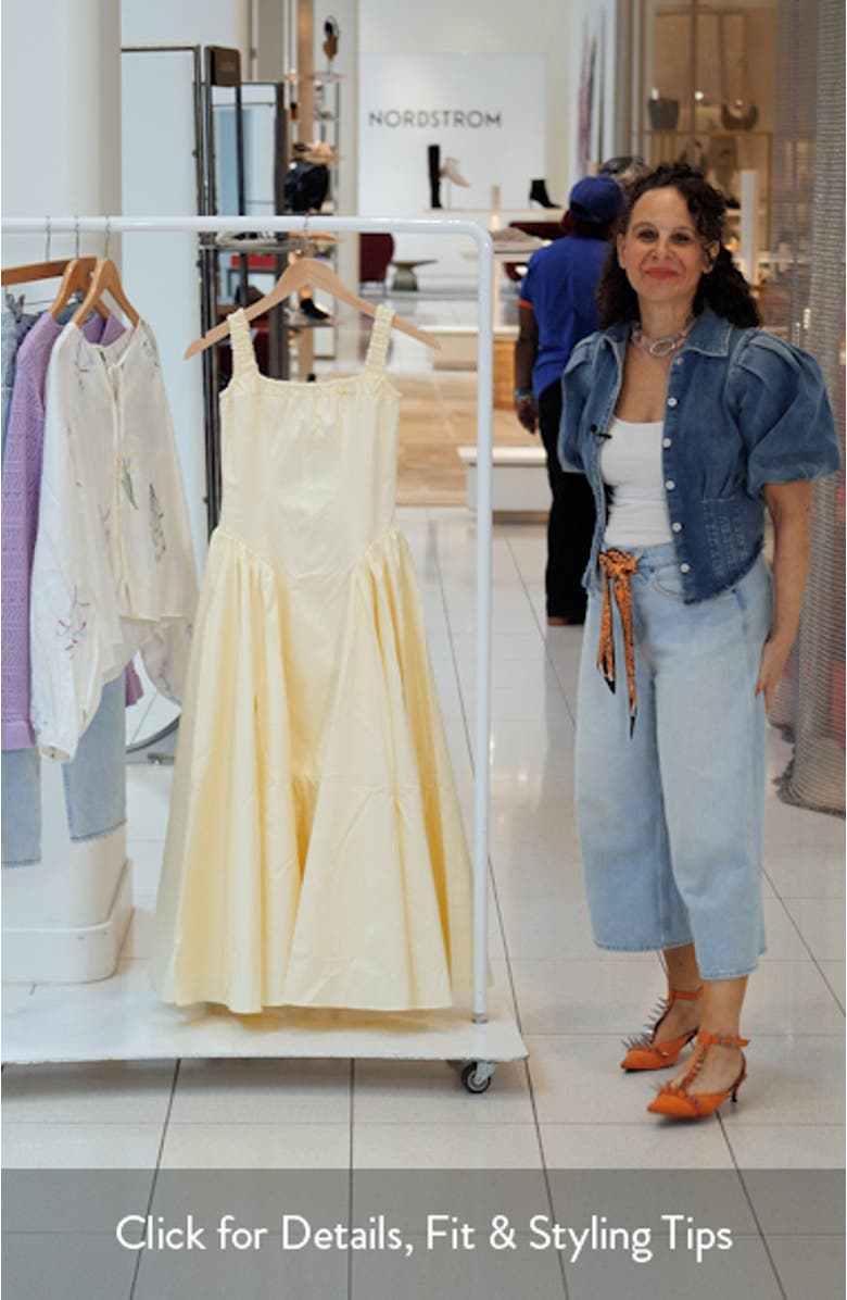 Dorothy Stretch Pima Cotton Cocktail Midi Dress, sales video thumbnail