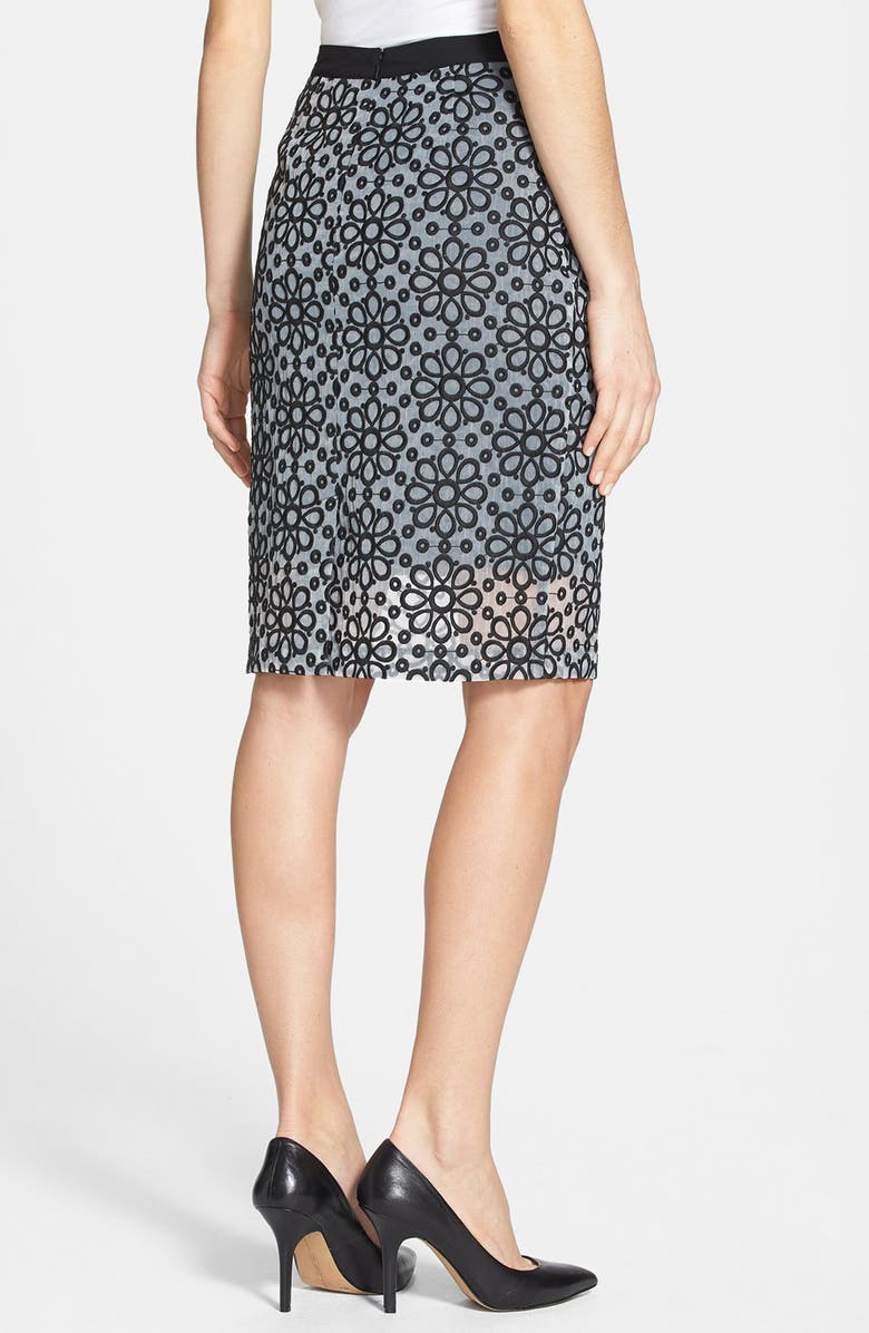 Halogen<sup>®</sup> Daisy Organza Skirt, Alternate, color, 