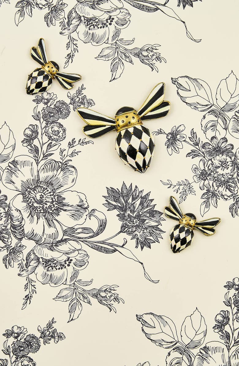 MACKENZIE CHILDS Courtly Check Magnet Board Set, Alternate, color, Black