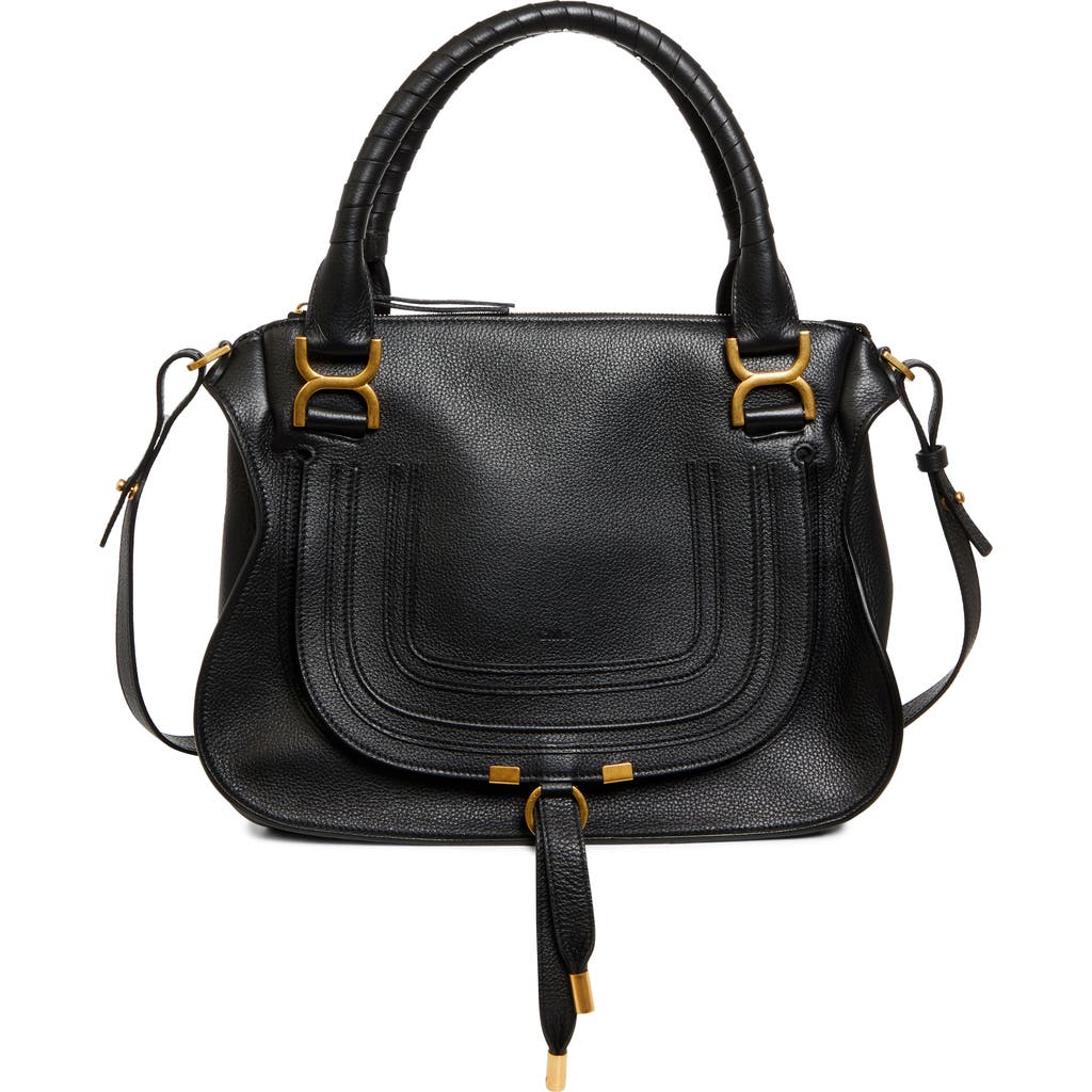 Chloé Medium Marcie Calfskin Leather Satchel