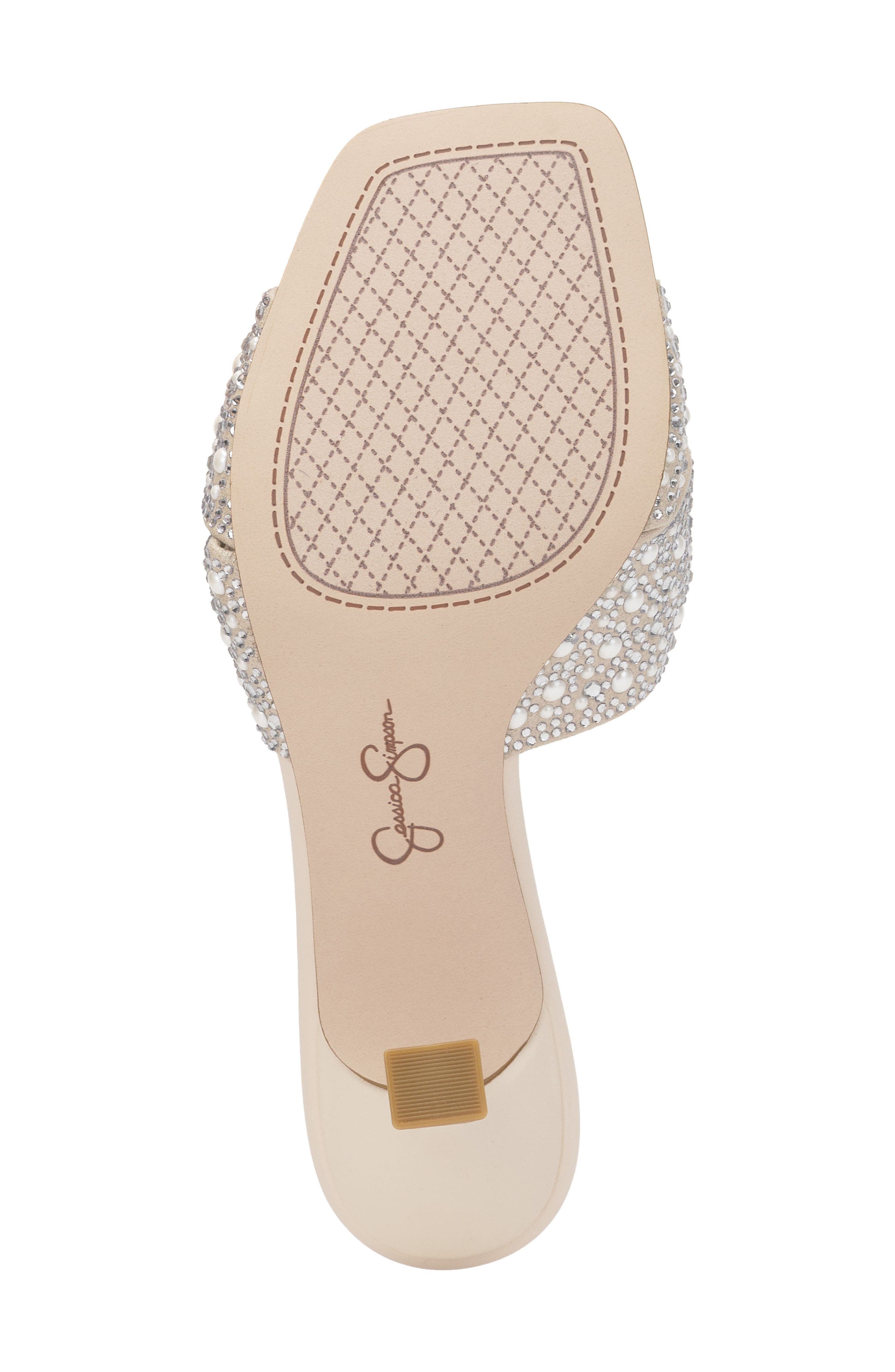 Jessica Simpson Evirra Slide Sandal, Alternate, color, Soft Ivory
