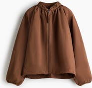 H&M Gathered Bomber Jacket