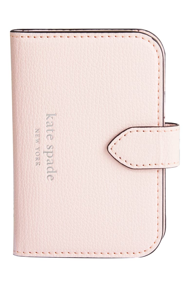 morgan magnetic wallet, Main, color, CHALK PINK