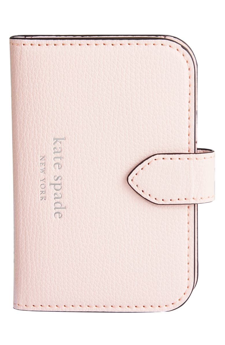 Kate Spade New York morgan magnetic wallet, Main, color, Chalk Pink