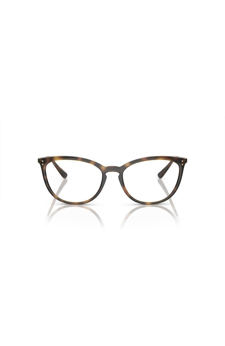 Vogue Eyewear 53mm Cat Eye optical glasses, Alternate, color, Brown