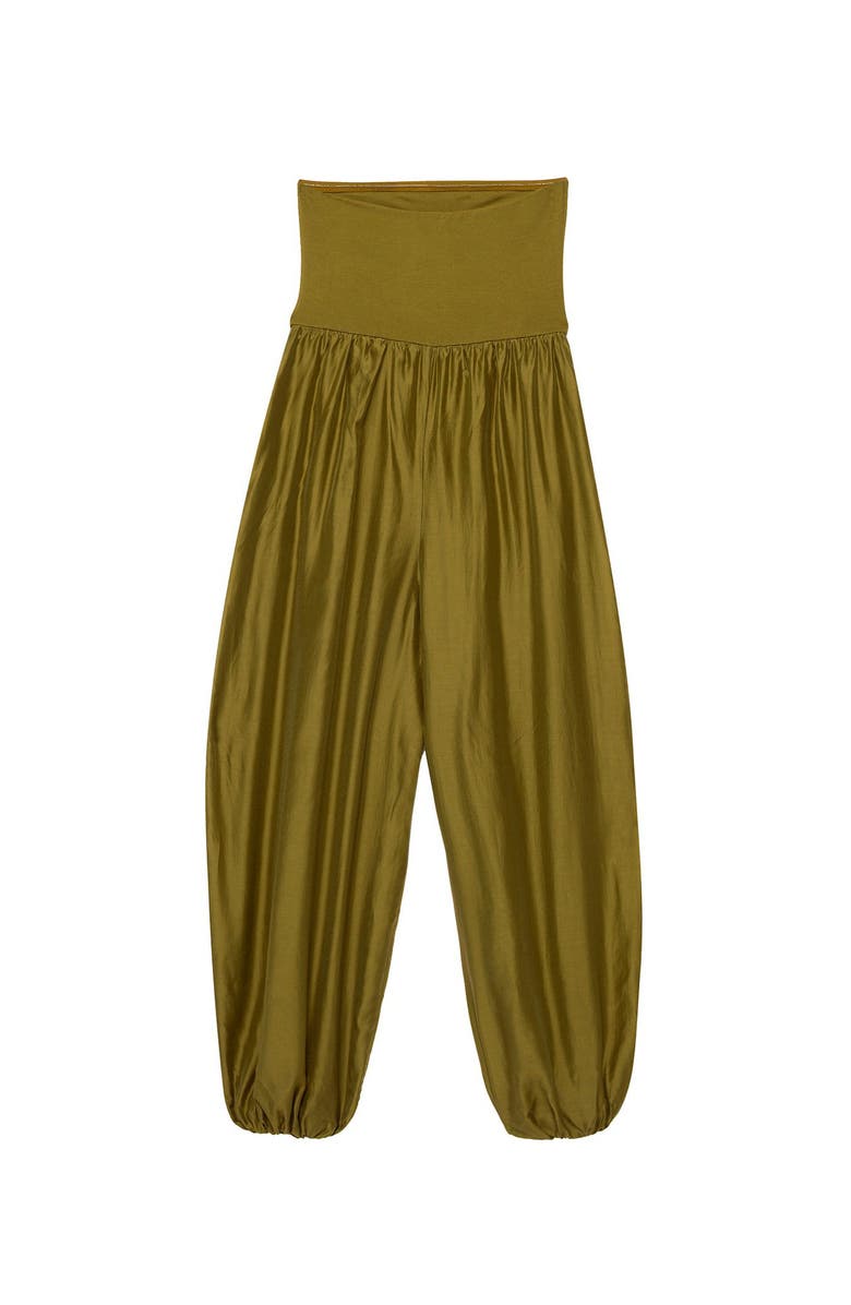 MINT VELVET Bandeau Balloon Jumpsuit, Alternate, color, Green
