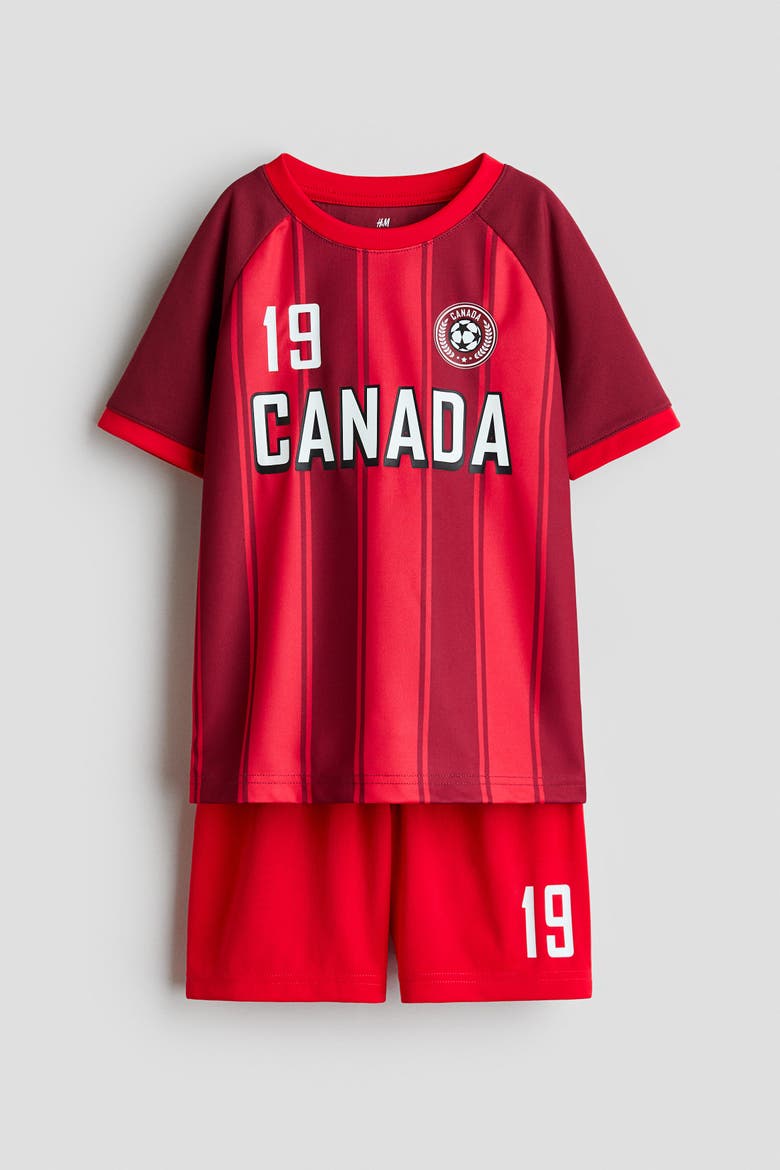 Football Set, Main, color, Red/Canada